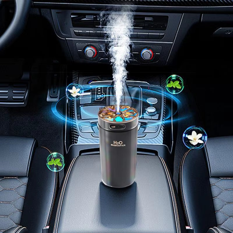 Portable Aromatherapy Humidifier Car Mini Desktop USB Household Air Mist Business Cute Mute Humidifier Car Air Humidifier