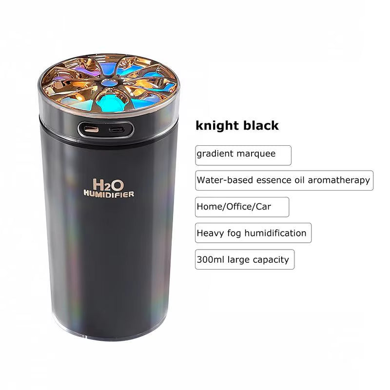 Portable Aromatherapy Humidifier Car Mini Desktop USB Household Air Mist Business Cute Mute Humidifier Car Air Humidifier