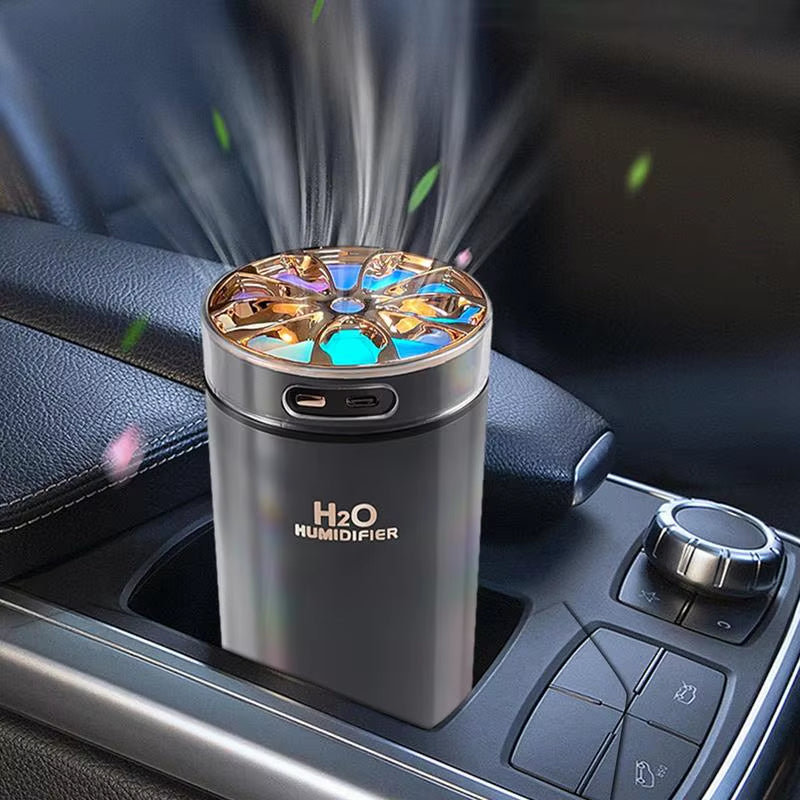 Portable Aromatherapy Humidifier Car Mini Desktop USB Household Air Mist Business Cute Mute Humidifier Car Air Humidifier