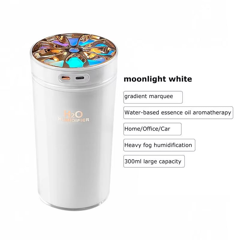 Portable Aromatherapy Humidifier Car Mini Desktop USB Household Air Mist Business Cute Mute Humidifier Car Air Humidifier